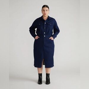 XSOLDX Universal Standard Dakota Dark Wash Denim Dress